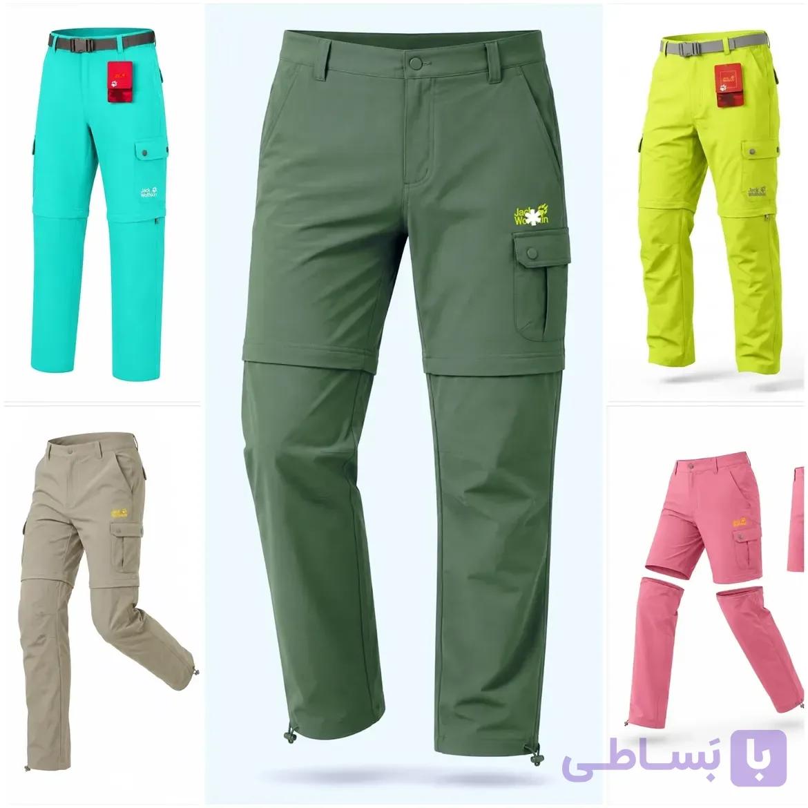 شلوار کوهنوردی و طبیعت‌گردی Jack Wolfskin مدل شلوارک شو — تصویر 1