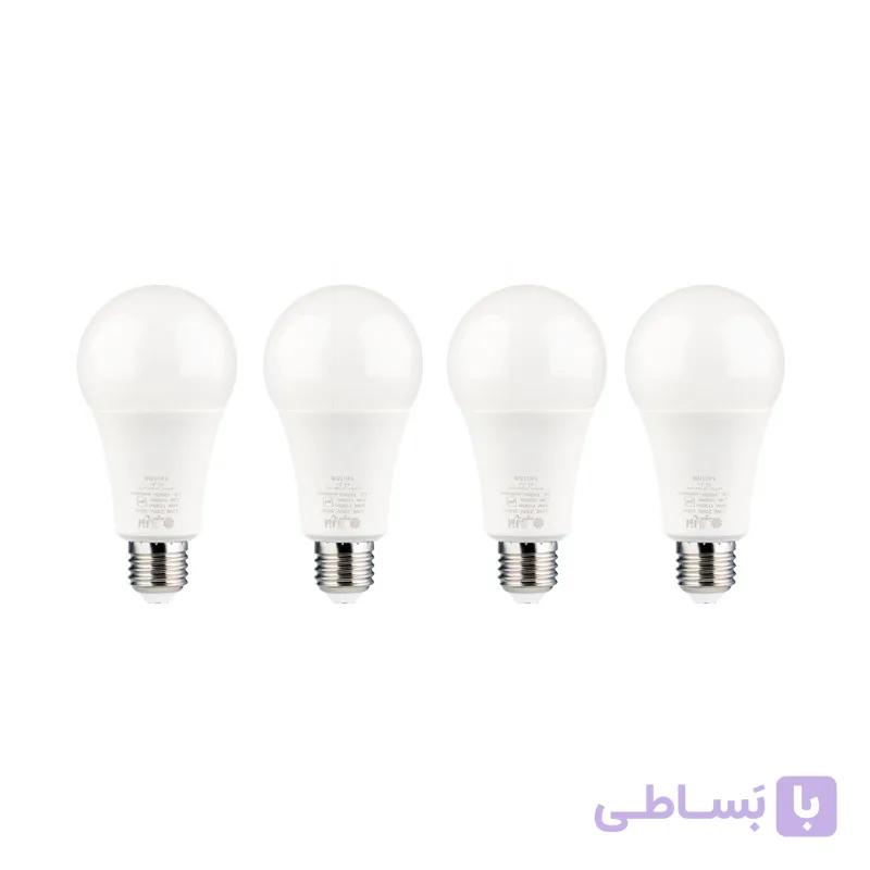 لامپ ال ای دی 12 وات افراتاب مدل AF-G65-12W بسته 4 عددی