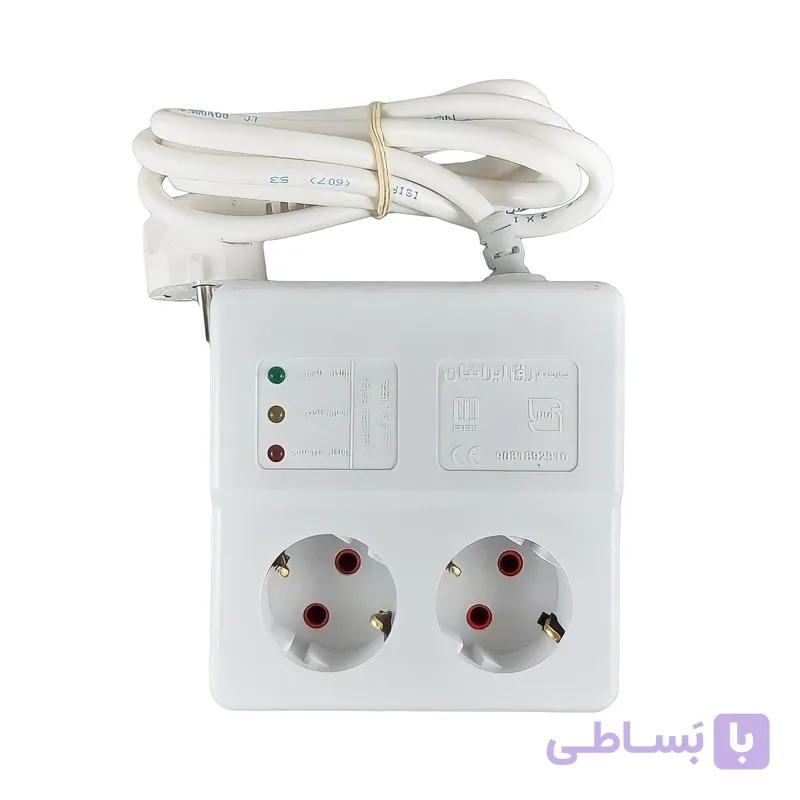 محافظ ولتاژ دو پریز پارت برق ایرانیان 5 متری