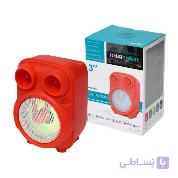 اسپیکر شارژی بلوتوثی جی تی اس مدل gts-1817