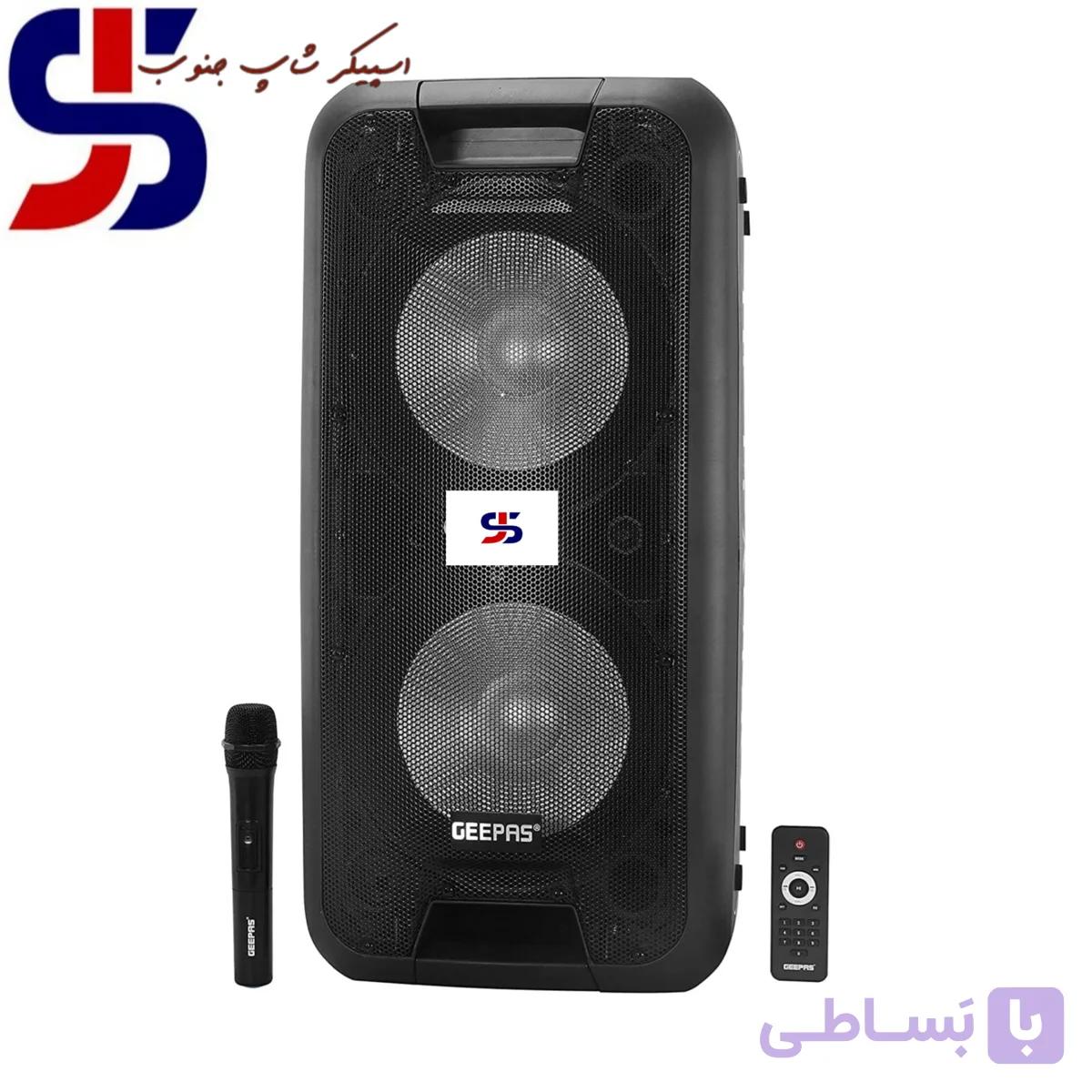 اسپیکر چمدانی برقی،شارژی مدل جیپاس GMS8574