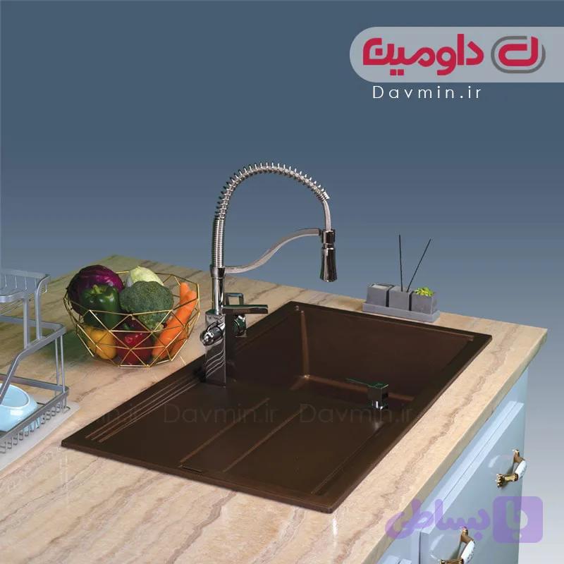 سینک گرانیتی تک لگن کد D307 — تصویر 1