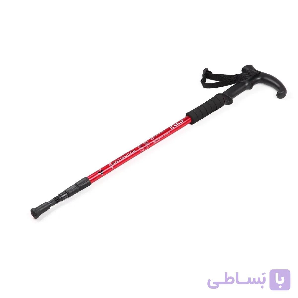 عصای کوهنوردی آنتی شوک دسته کج — تصویر 1