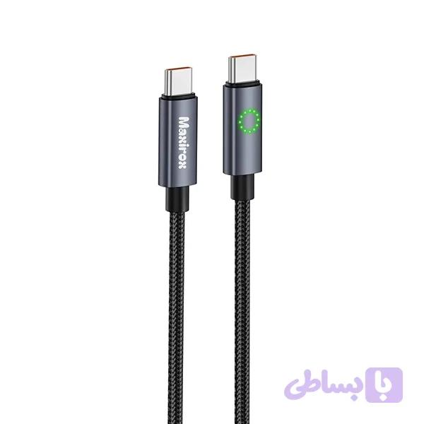 کابل شارژ Maxirox MC08 | Type-C به Type-C | 60W