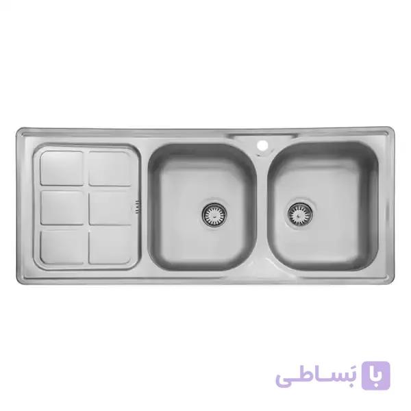 البرز سینک درجه دو 215 توکار چپ