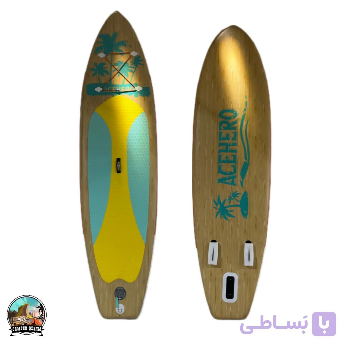 پدل برد بادی ۱۰.۶ فوت Acehero طرح چوب — تصویر 1