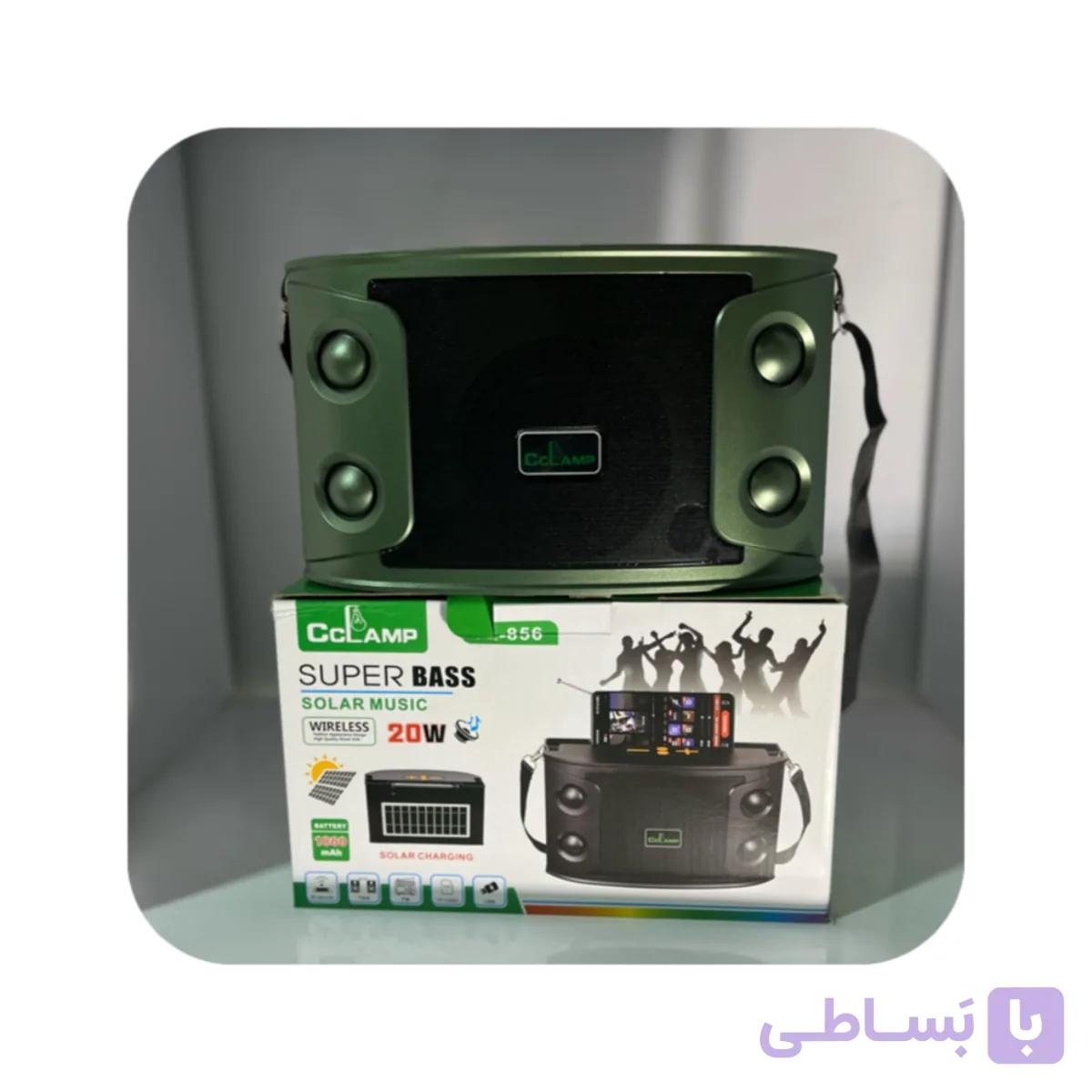 اسپیکر خورشیدی سی سی لمپ مدل CL-856 — تصویر 1