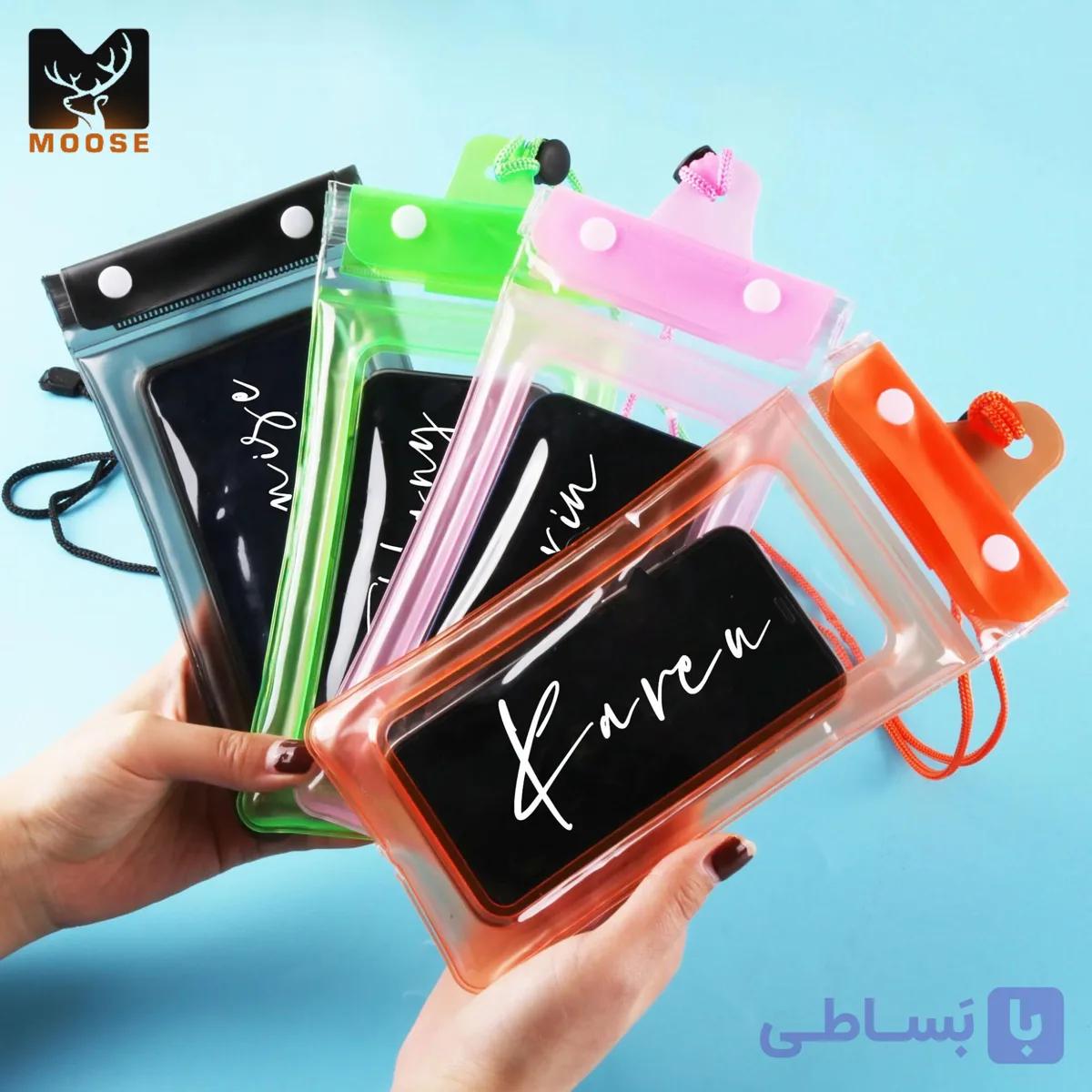 کیف کاور ضد آب موبایل مدل  حباب دار برند  MOOSE — تصویر 1