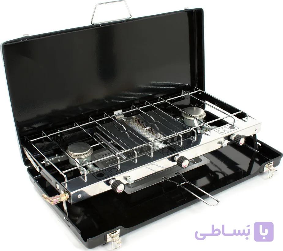 اجاق گاز مسافرتی دو شعله گریل دار مدل BDZ-430E — تصویر 1