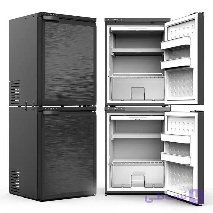 یخچال فریزر ایستاده  آلپیکول مدل cr130 مخصوص کمپر — تصویر 1