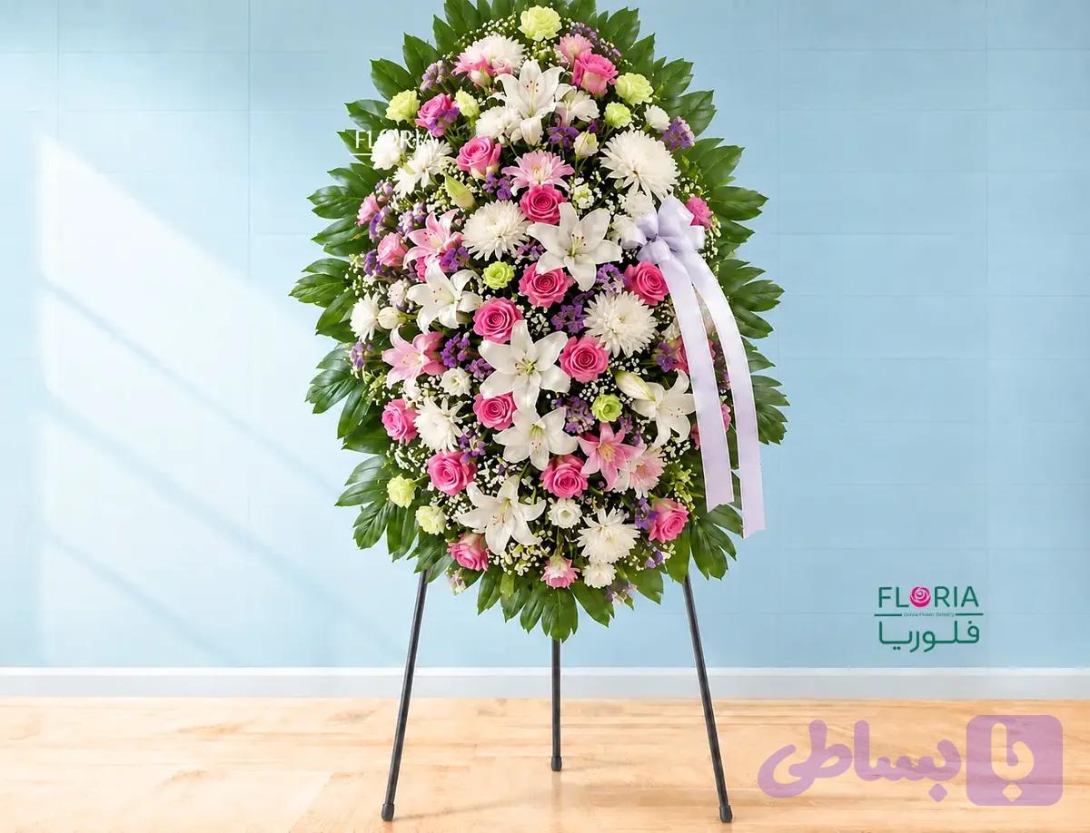 تاج گل تبریک باراد