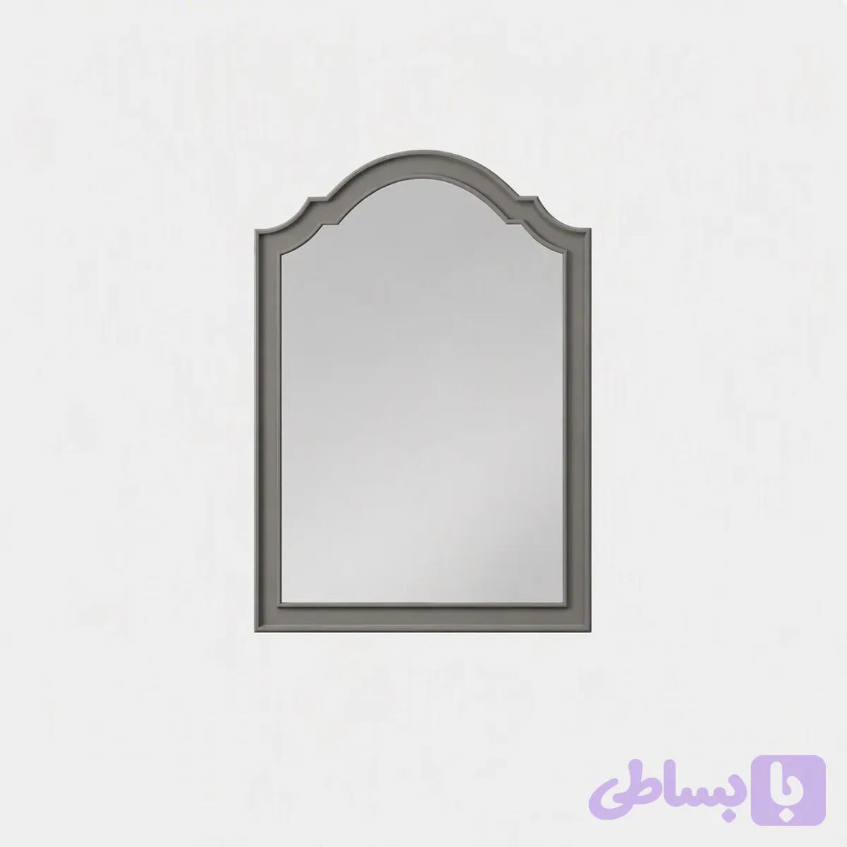 قاب آینه تک دانژه طوسی
