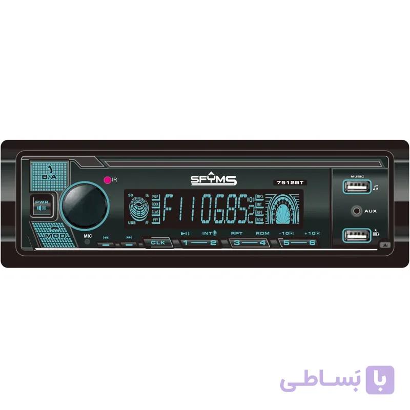 پخش کننده خودرو SFYMS مدل 7512BT — تصویر 1