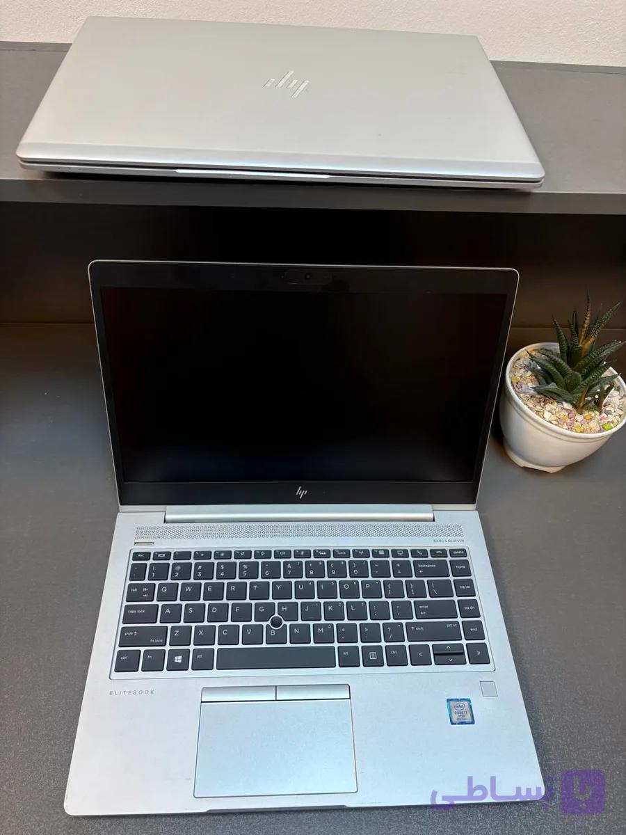 لپ تاپ HP مدل EliteBook 840 G6 سایز 14 اینچ پردازنده اینتل core i7 8650uرم 16 ddr4 هارد 256 m2 مشابه نو — تصویر 1