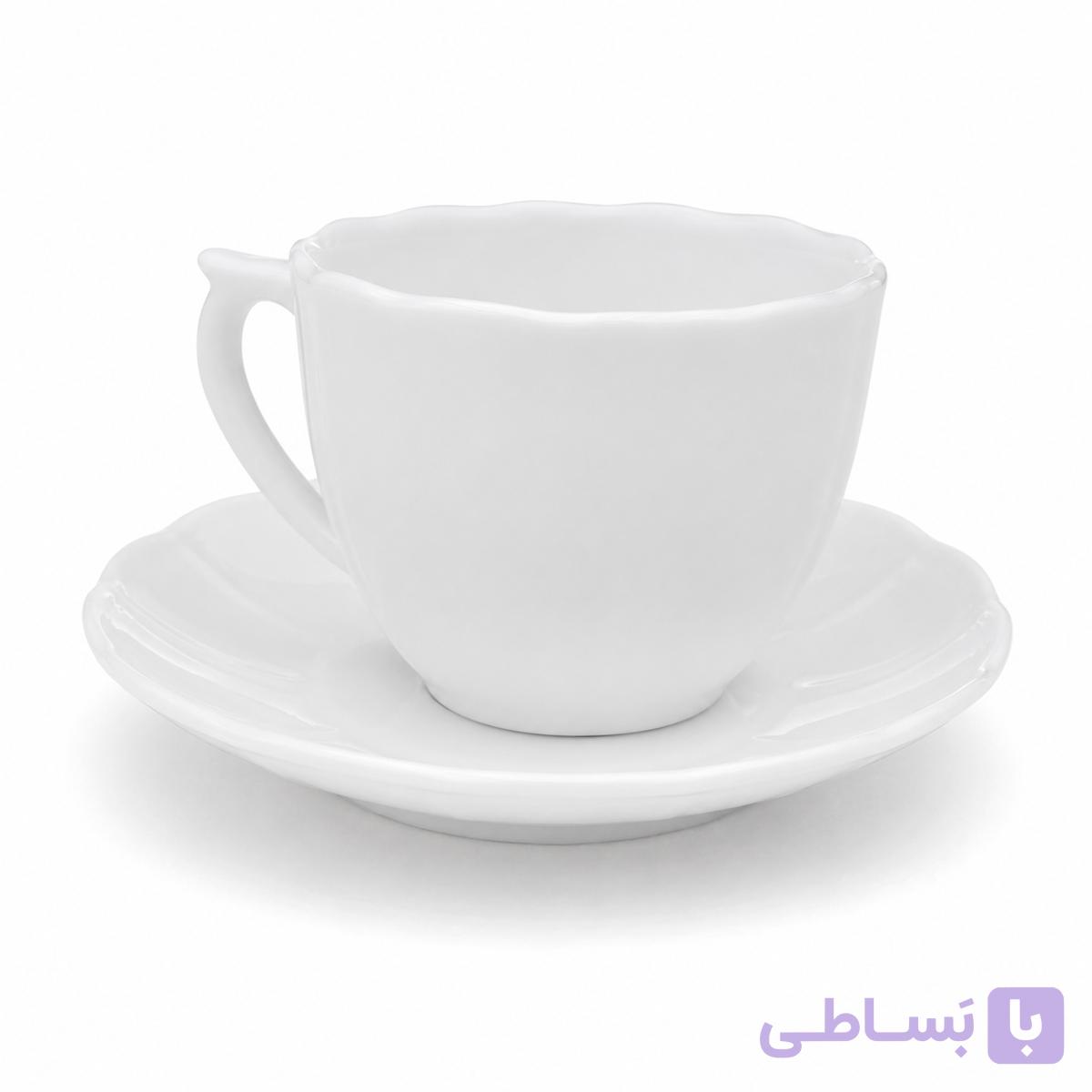 فنجان و نعلبکی ساده تقدیس (ست ۶ عددی) — تصویر 1