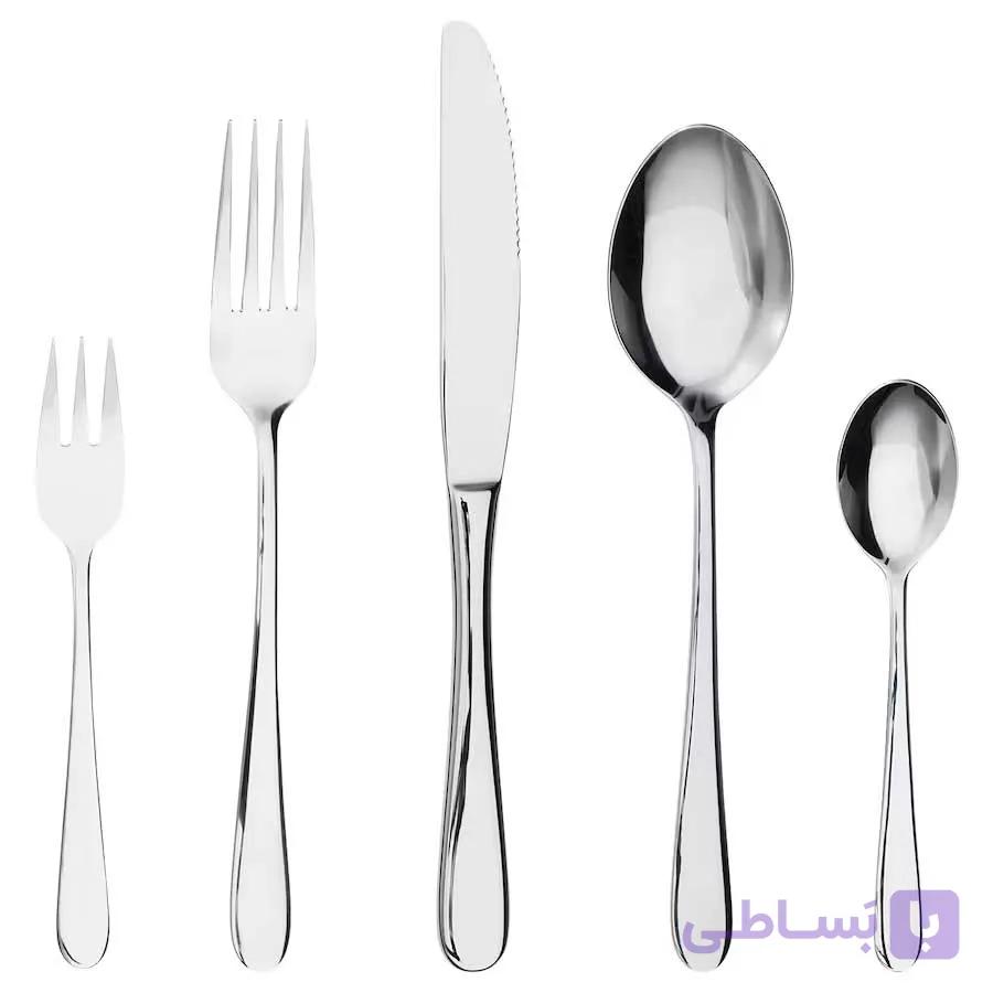 سرویس قاشق چنگال 6 نفره مدل MARTORP ایکیا — تصویر 1