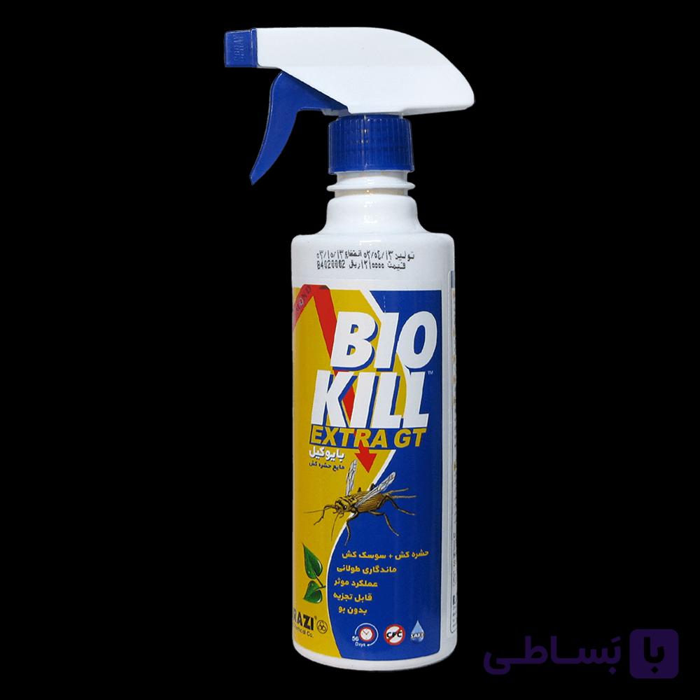 سم گیاهی حشره کش و سوسک کش بایوکیل مدل extra gt — تصویر 1