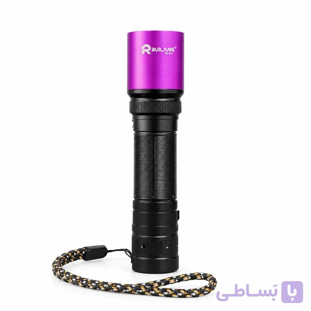 چراغ قوه UV شارژی ریلانگ مدل RL-V14 توان 60 وات با نور 365 نانومتر — تصویر 1