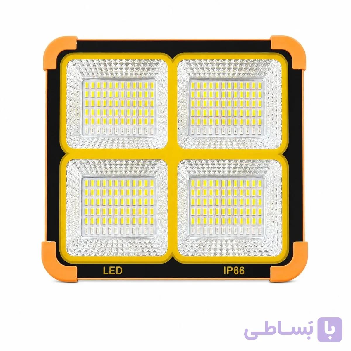 چراغ LED خورشیدی پرقدرت و ضدآب IP66 — تصویر 1