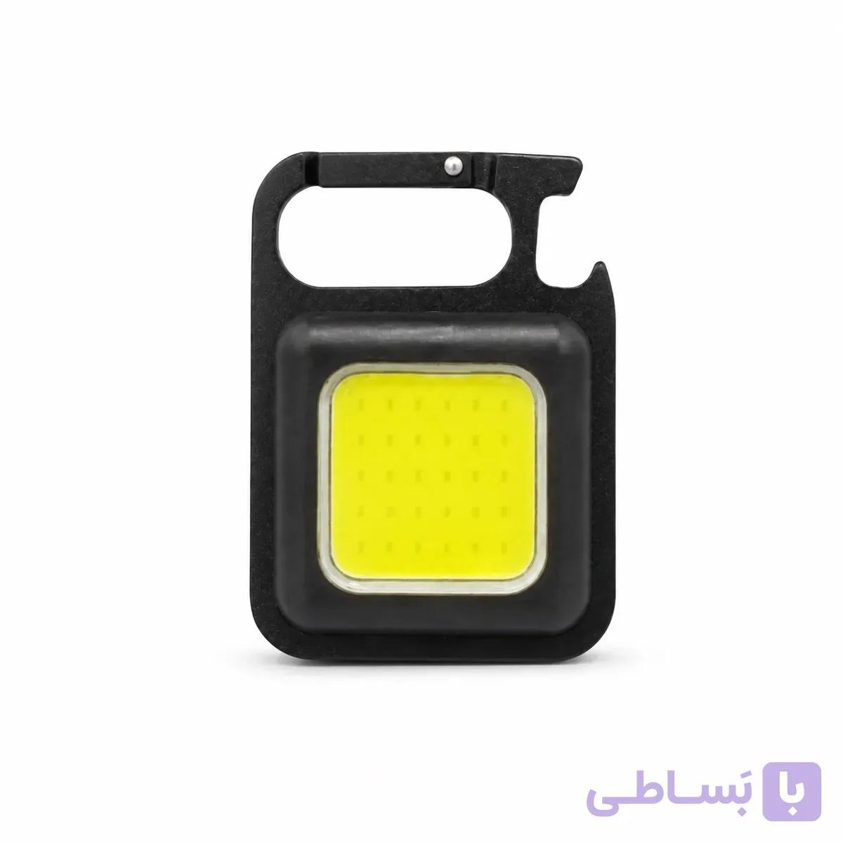 چراغ قوه جاکلیدی COB شارژی چندکاره — تصویر 1