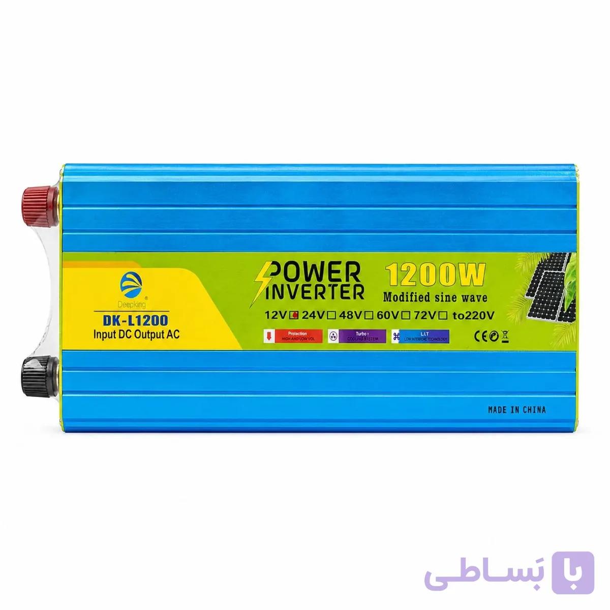 اینورتر خورشیدی و مبدل برق DeepKing مدل DK-L1200 – توان 1200 وات — تصویر 1