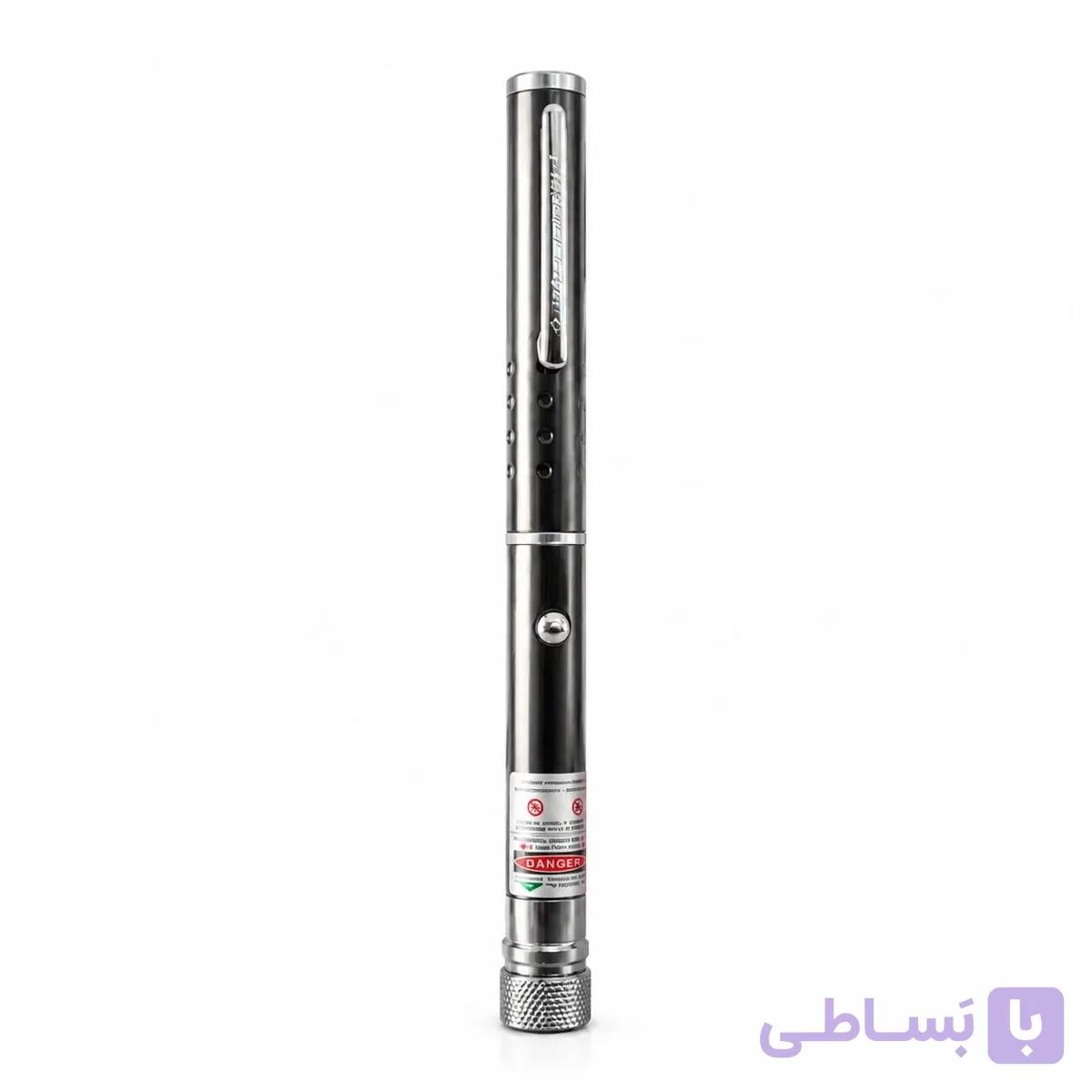 لیزر پوینتر سبز MTech با سری طرح‌دار و ۳ عدد باتری — تصویر 1