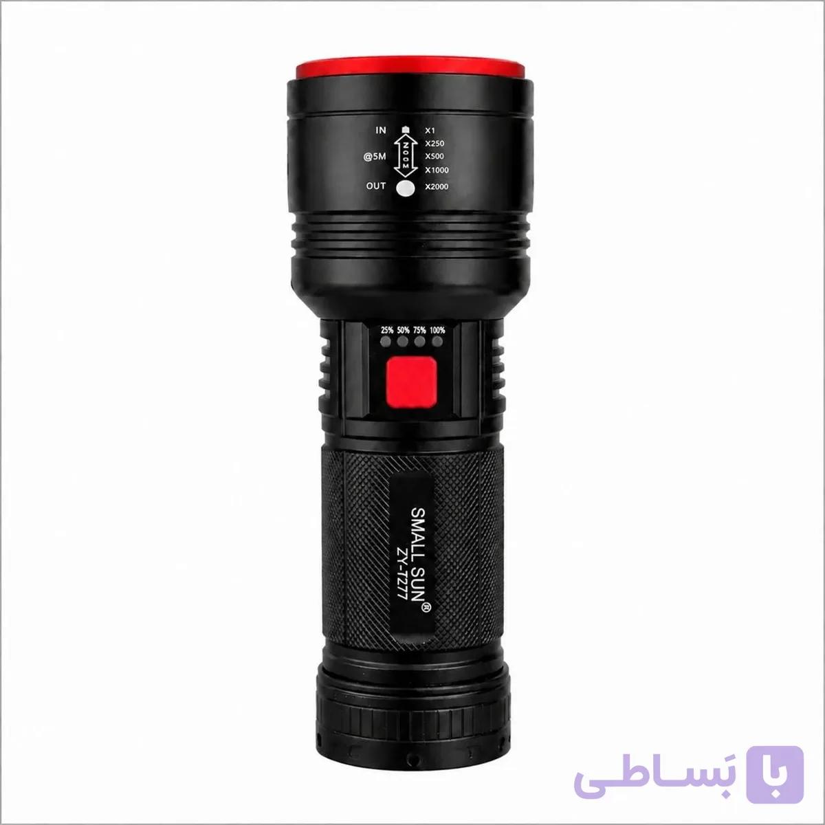 چراغ قوه اسمال سان مدل ZY-T277 | زوم‌دار شارژی — تصویر 1
