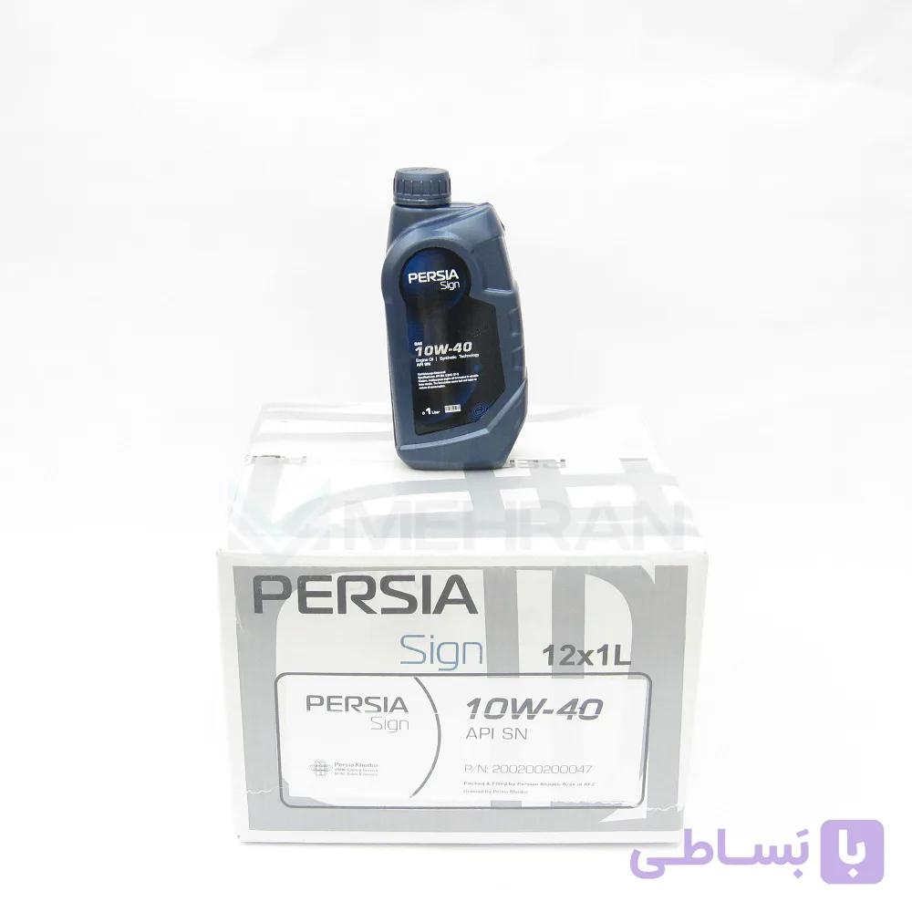 روغن موتور پرشیاساین 10W40 SN 1LX12 کارتن 12 عددی — تصویر 1