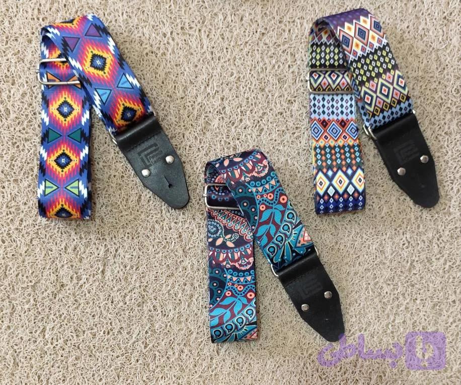 بند (استرپ ) گیتار رنگی Guitar Straps