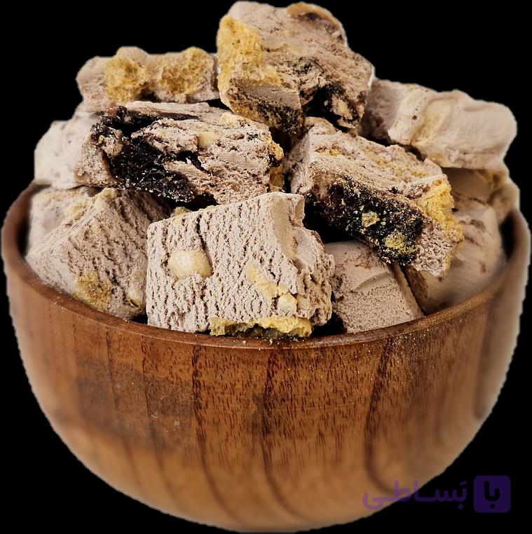 بستنی خشک بادام زمینی و کارامل فریزدرایر — تصویر 1