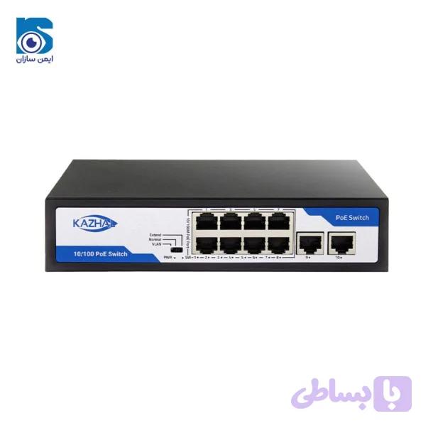 سوئیچ PoE کژال KAZHAL KNS-P82F-E3
