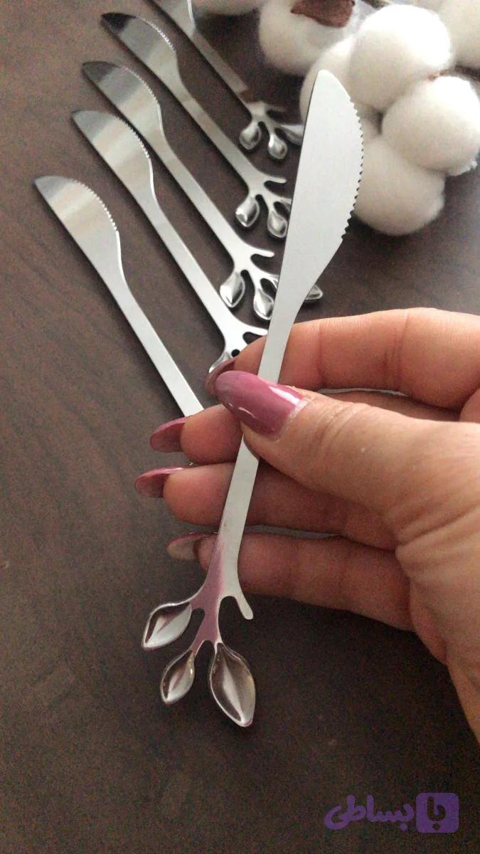 کارد برگی نقره ای — تصویر 1