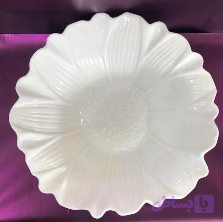کاسه سالاد گل سرامیکی — تصویر 1
