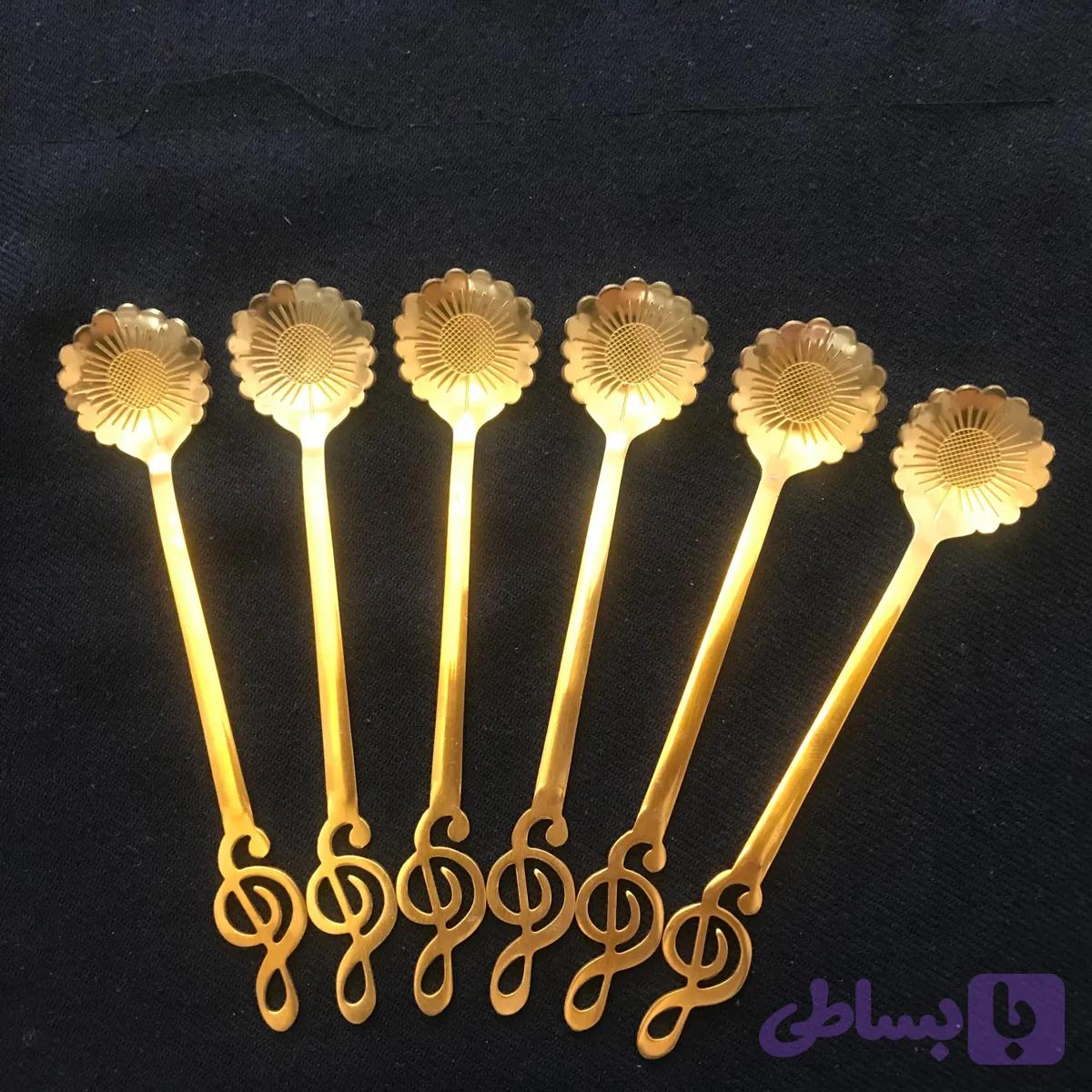 قاشق دسر گل — تصویر 1