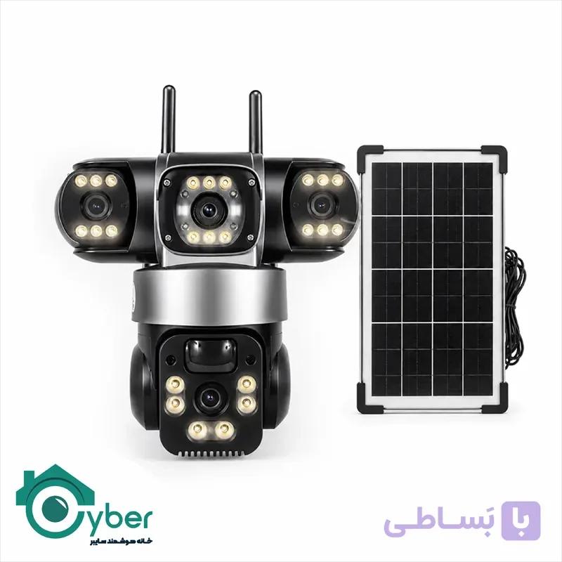 دوربین خورشیدی سیمکارتی سه لنزه چرخشی برند HACVIO مدل HAC-SPD-S3711O