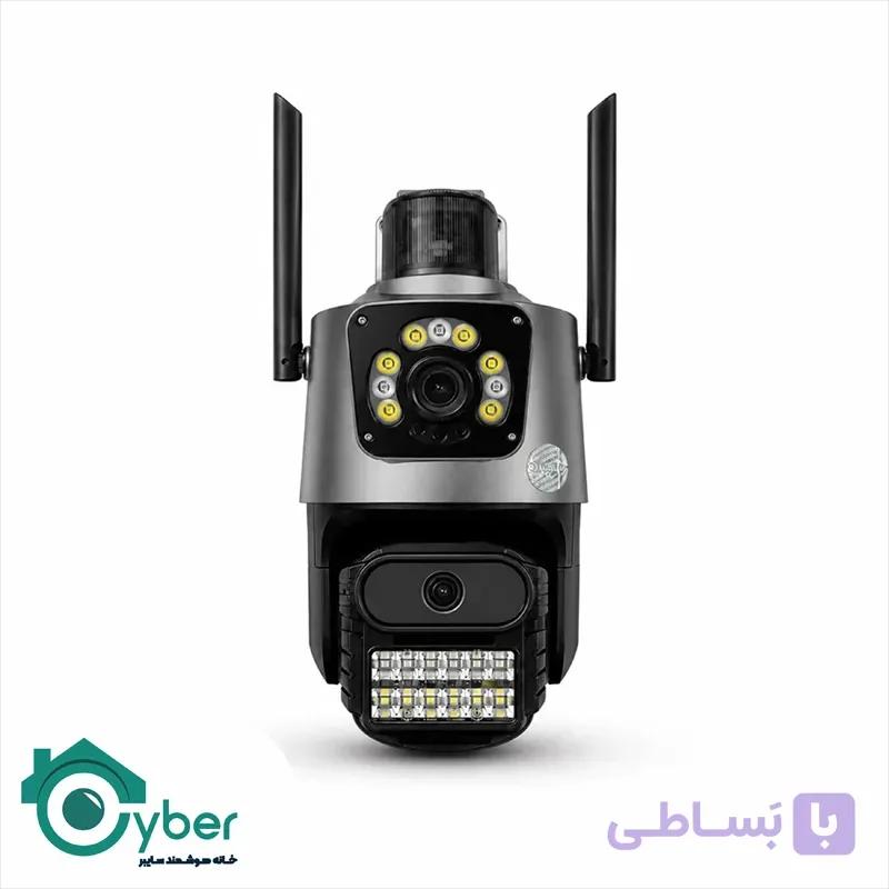 دوربین وایفای تحت شبکه دو لنزه چرخشی برند HACVIO مدل HAC-SPD-S2633V