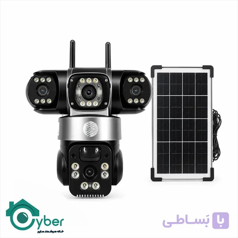 دوربین خورشیدی سیمکارتی سه لنزه چرخشیHACVIO مدل HAC-SPD-S3177V