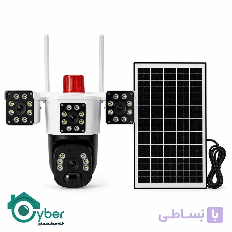 دوربین خورشیدی سیمکارتی دو لنزه 3 تصویر HACVIO مدل HAC-SPD-W3818O