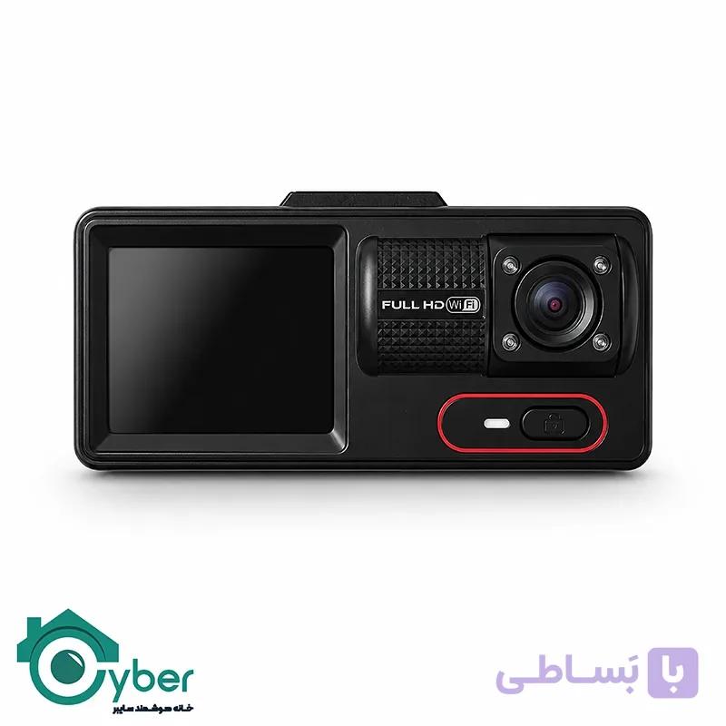 دوربین ثبت وقایع خودرو سه لنزه وای‌فای HACVIO مدل VRC-3556WM با نمایشگر 3 اینچ IPS