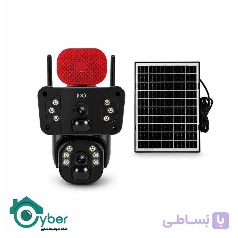 دوربین خورشیدی سیمکارتی دو لنزه چرخشی HACVIO مدل HAC-SPD-W2870O