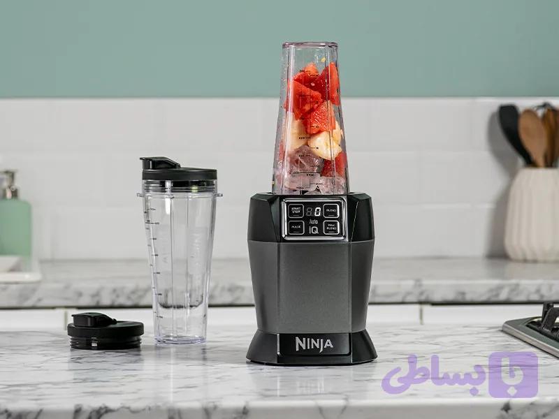 ست بلندر و شیکر Ninja مدل BN495UK، رنگ مشکی/سیلور — تصویر 1