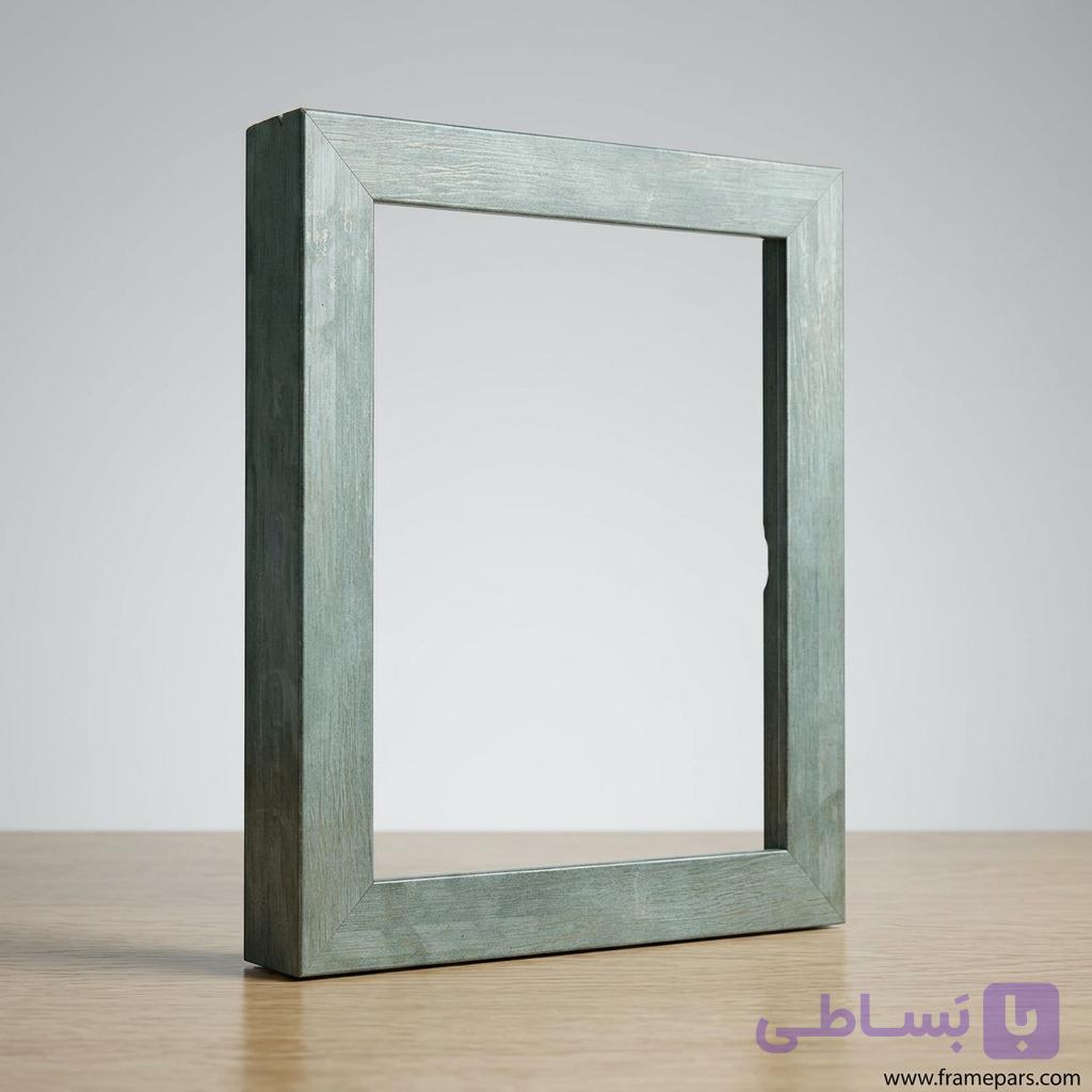 قاب عکس 3سانتی دیپ (رنگ ابی پتینه) — تصویر 1