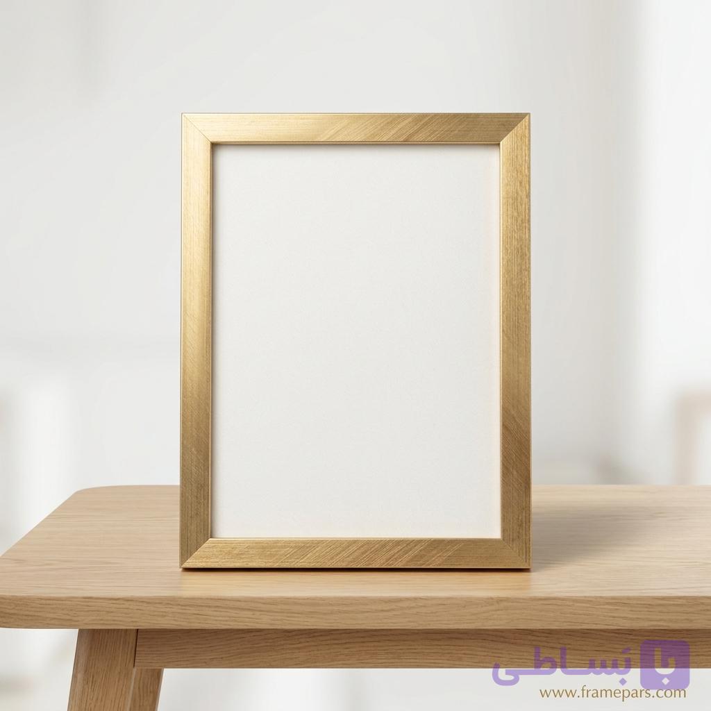 قاب عکس ۲ سانتی دیپ کد 204 رنگ طلایی — تصویر 1