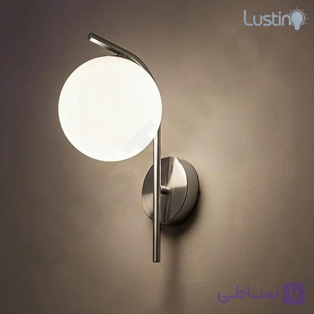 چراغ دیواری حبابی تک شعله مدل مونا — تصویر 1