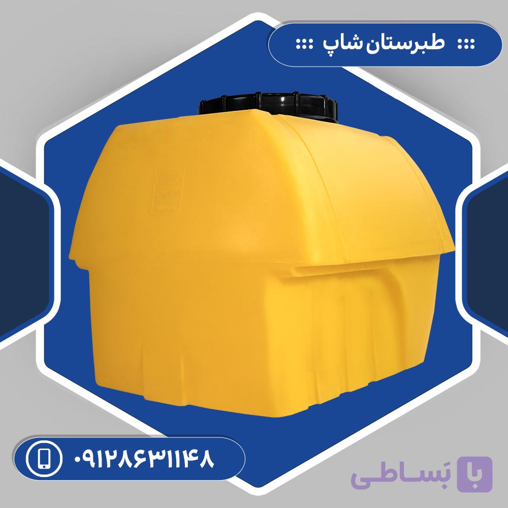 مخزن سمپاش 500 لیتری کششی زرد — تصویر 1