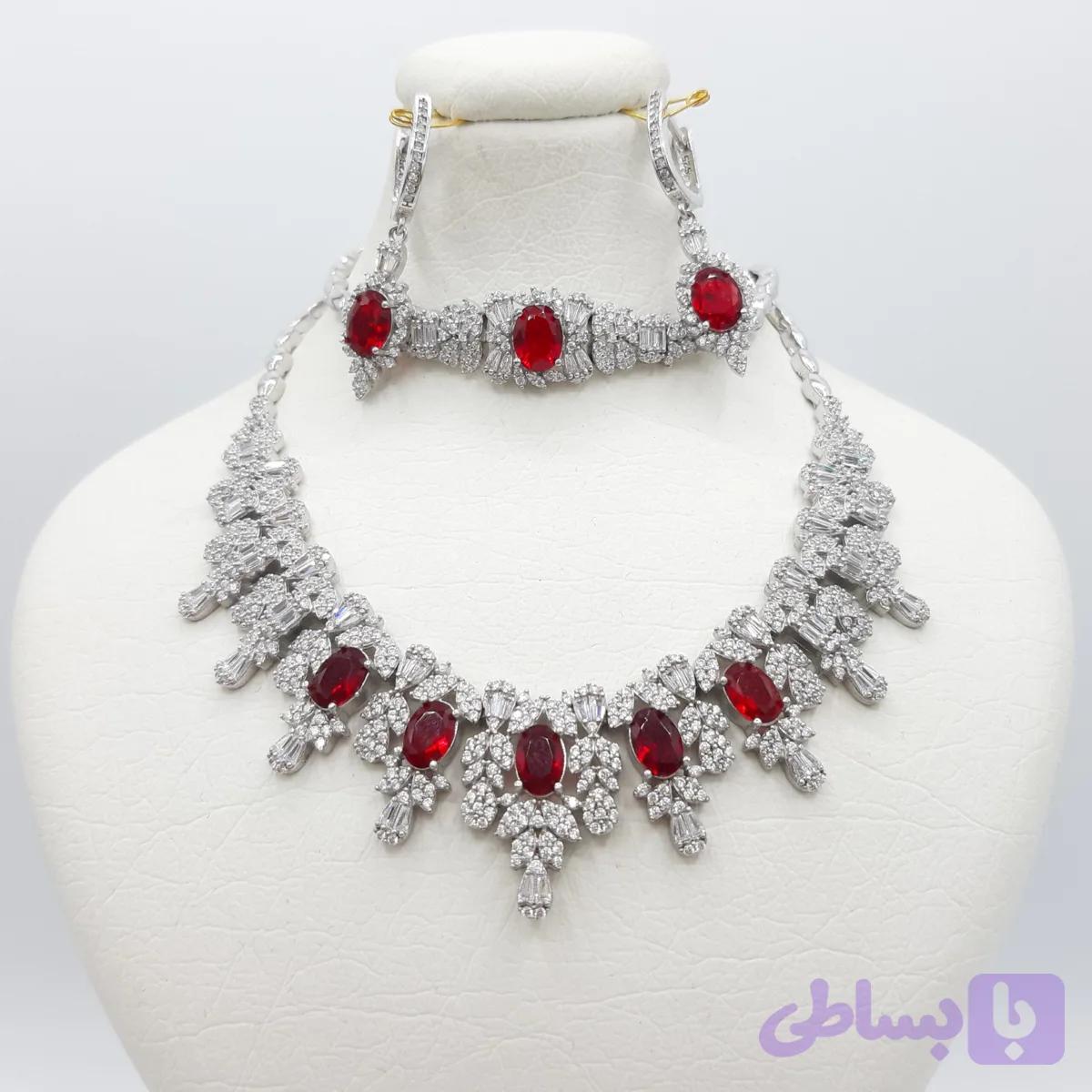 سرویس یاقوت قرمز نقره کد‌4