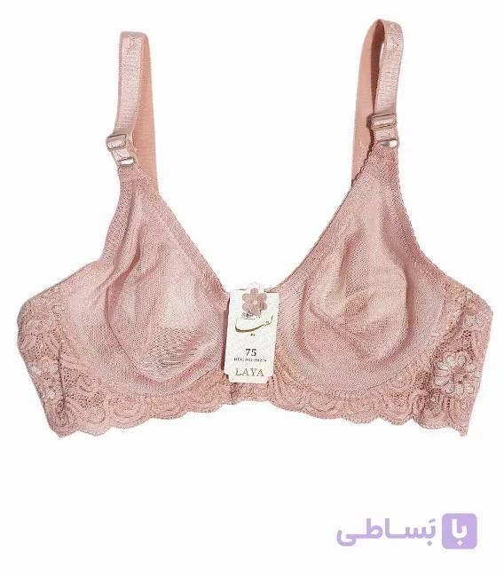 سوتین پرسی فنردار تور و دانتل لعیا کد 304 — تصویر 1