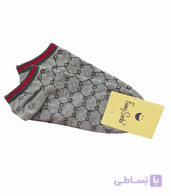 جوراب مچی نخی زنانه طرح گوچی کد 410 — تصویر 1