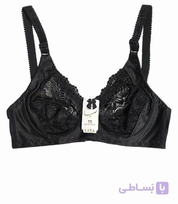 سوتین فنردار دانتل بغل‌ گنی کاپ ال لعیا کد ۳۲۷ — تصویر 1
