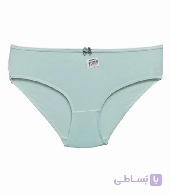 شورت زنانه اسلیپ نخی میسپل ساده آبی کد ۴۳۶ — تصویر 1